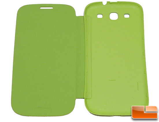 Samsung Galaxy S III Green Flip Cover