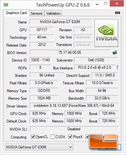 Featured image of post Nvidia Geforce Gt 630M 1Gb The below specifications represent this gpu as incorporated into nvidia s reference graphics card design