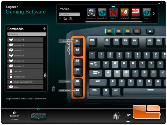 Logitech G710+ Game Software G Keys