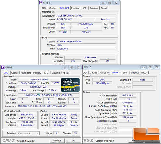 Test System Settings