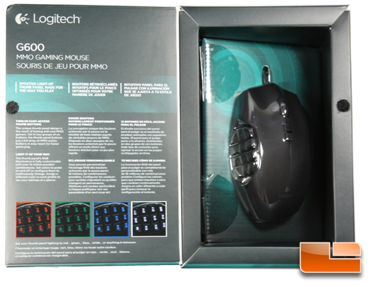 Logitech G600 Box Open