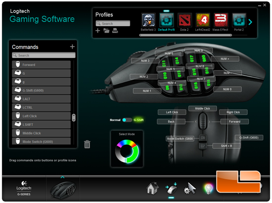 logitech g600 mmo gaming mouse software