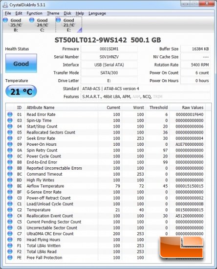 Crystal Disk Info