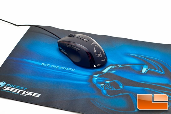 ROCCAT Sense Mousepad With Kone XTD - Chrome Blue