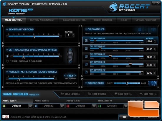 ROCCAT Kone XTD Software