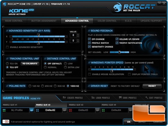 ROCCAT Kone XTD Software