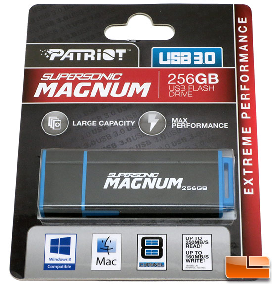 Patriot Memory 256GB Supersonic Magnum USB 3.0 Flash Drive