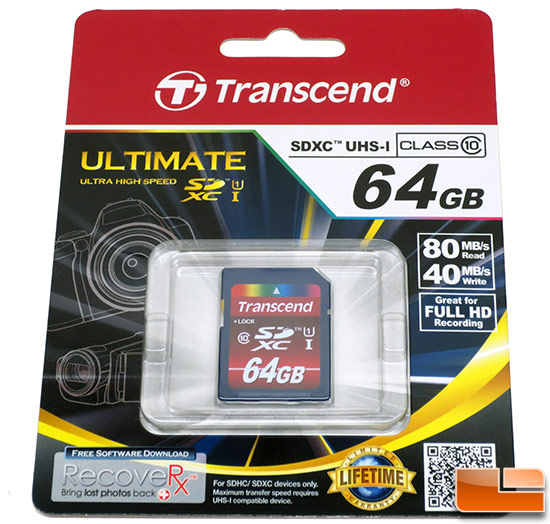 Transcend 64GB SDXC Ultimate UHS-I Memory Card Review