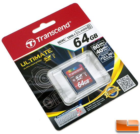 Transcend 64 GB High Speed Class 10 UHS Flash Memory Card