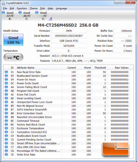 Crystal Disk Info