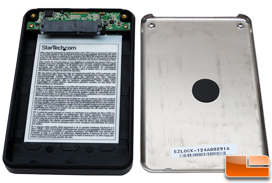 StarTech Encrypted USB 3.0 Portable Hard Drive Internals