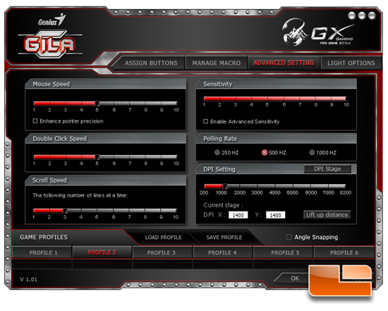 Genius Gila Gaming Mouse Software