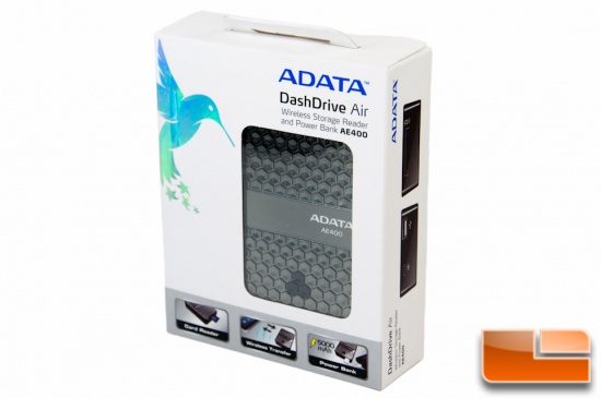 ADATA AE400 Front of Box