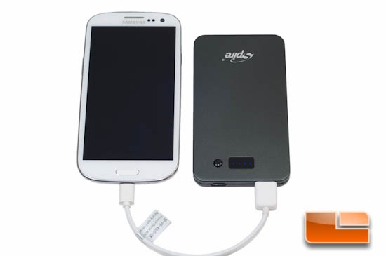 Spire Power Bank 4000 Charging