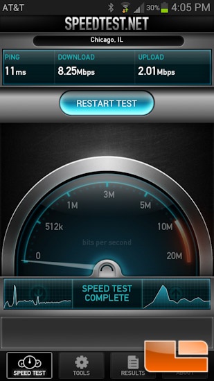 Kingston MobileLite Wireless 50 Foot Speedtest