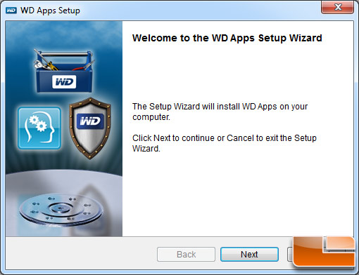 Wd apps setup