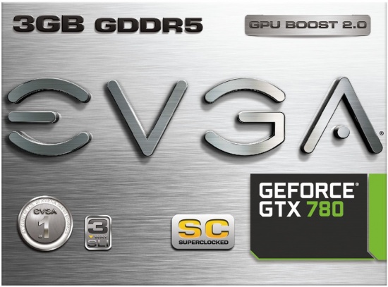 EVGA GeForce GTX 780 Superclocked ACX Box