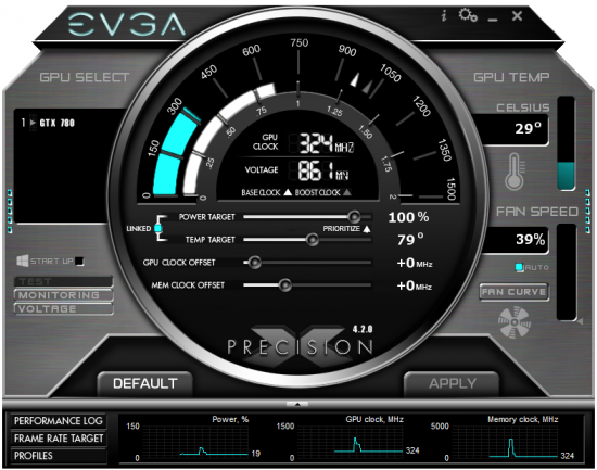 EVGA Precision X Overclocking Utility