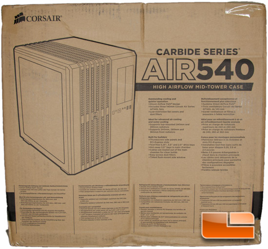 Corsair Carbide Air 540 Box Front