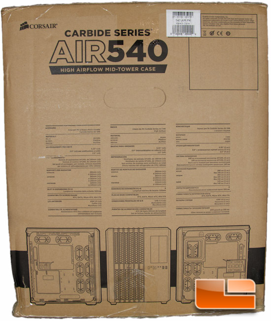 Corsair Carbide Air 540 Box Side