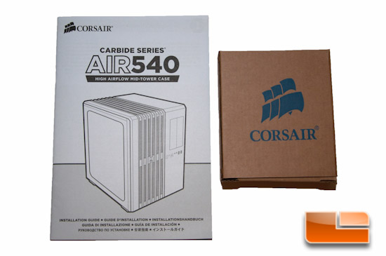 Corsair Carbide Air 540 Included Items