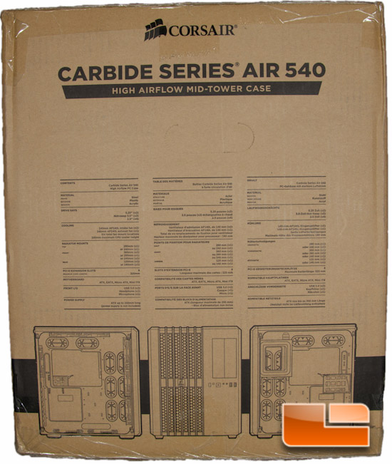 Corsair Carbide Air 540 Box Side