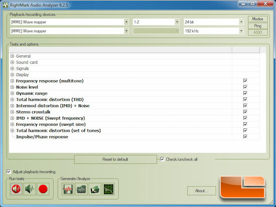 Rightmark Audio Analyzer