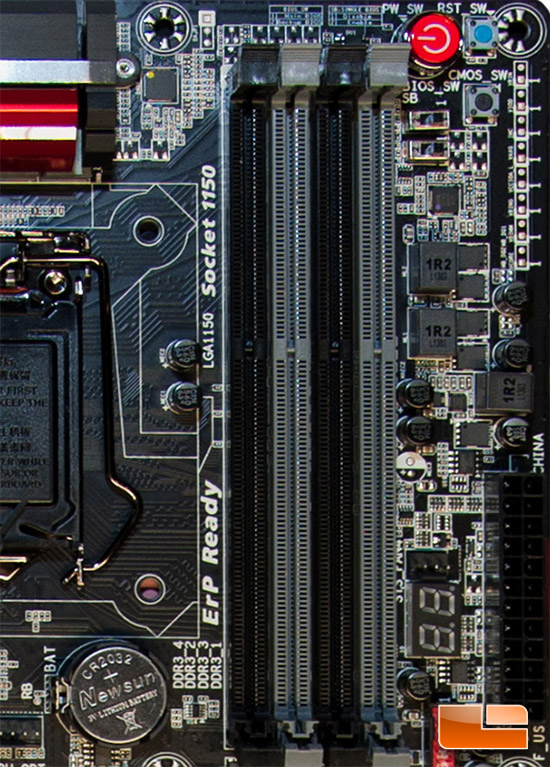 GIGABYTE Z87-UD4H Upper Right