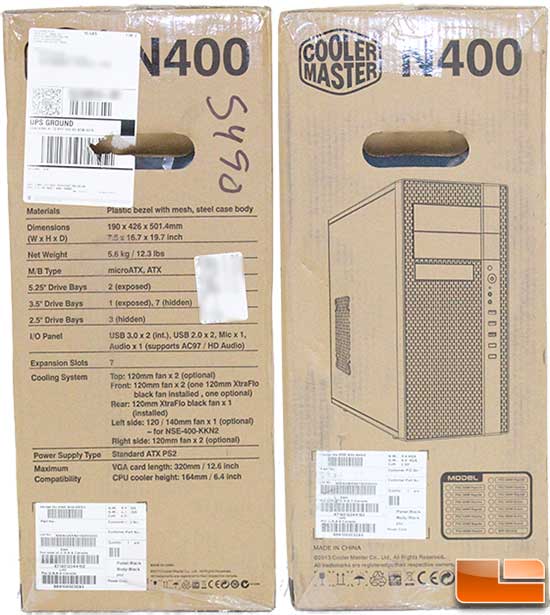 CM N400 Case Box side