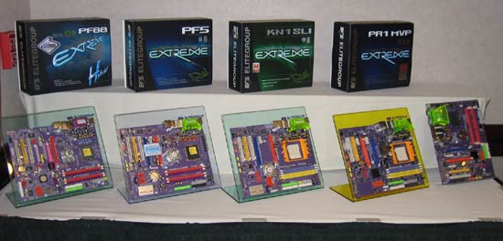 ECS Editor's Day Motherboards
