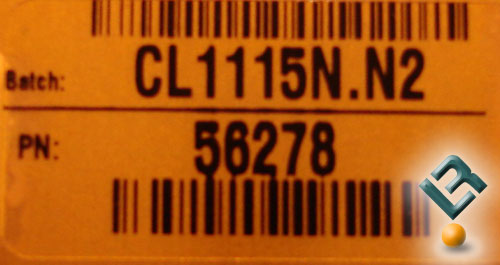 Ballistix PC 4000 labeling