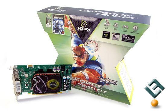 The XFX 7600 GT XXX Edition Video Card Retail Box