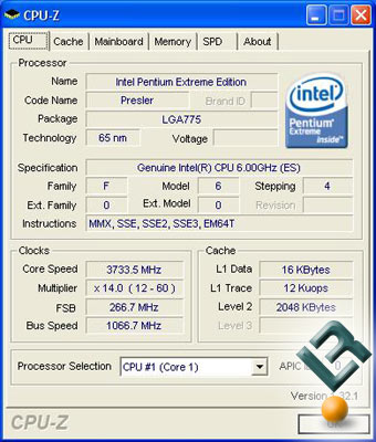 Intel Processor Identification Utility 2.6
