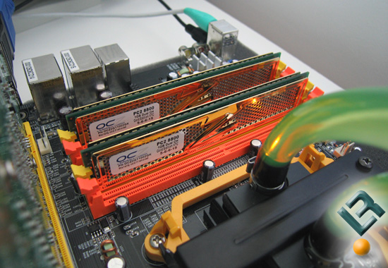The OCZ PC2-8800 Gold Test System