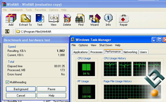 WinRAR on Quad-Core