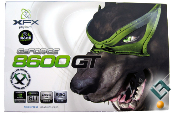 XFX Drools EVGA On GeForce 8600 GT Retail Box
