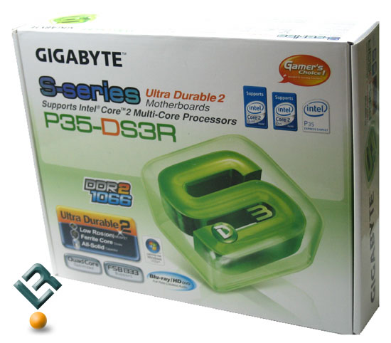 The Gigabyte P32-DS3R Motherboard Retail Box