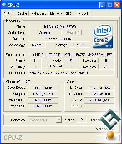 Overclocked QX6700 Results