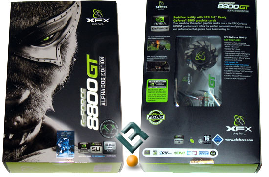 XFX GeForce 8800 GT 256MB Alpha Dog Video Card Retail Box