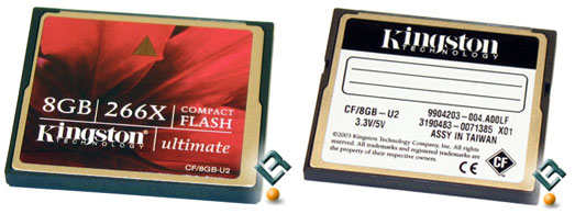 Kingston Compact Flash 8GB Ultimate Memory Card