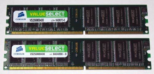 Corsair PC-3200 Value Select Memory
