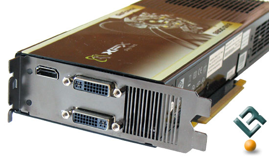 GeForce 9800 GX2 Dual-Link DVI Connectors