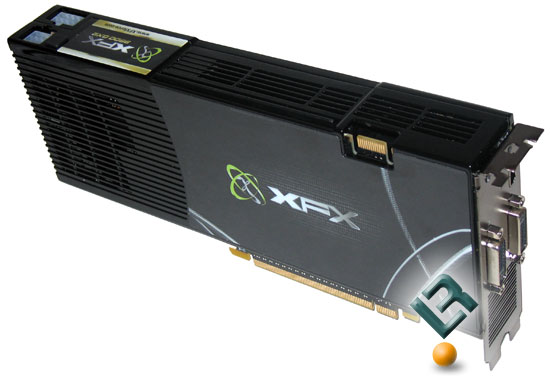 XFX GeForce 9800 GX2 Back Side