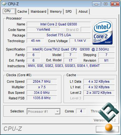 Intel Core 2 Quad Q9300 Processor Review