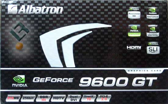 Albatron 9600GT-512x Retail Box