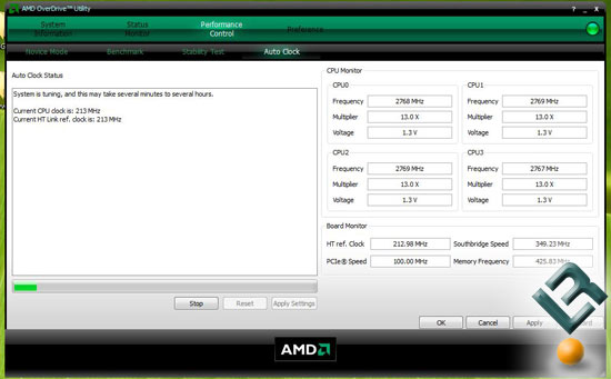 AMD Phenom X4 9950 Processor Overclocking