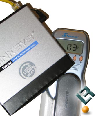 Linksys SD2008 Power Consumption Testing