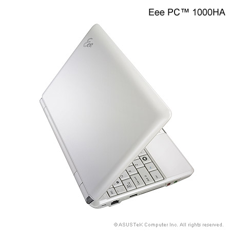 ASUS Eee PC 1000HA（WindowsXP SP3）
