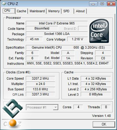 Intel Core i7 965 Processor Overclocking