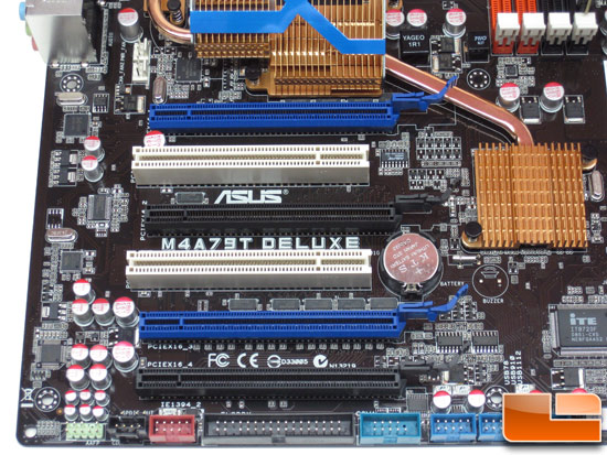 ASUS M4A79T Deluxe Motherboard CrossFireX PCIe 2.0 Slots